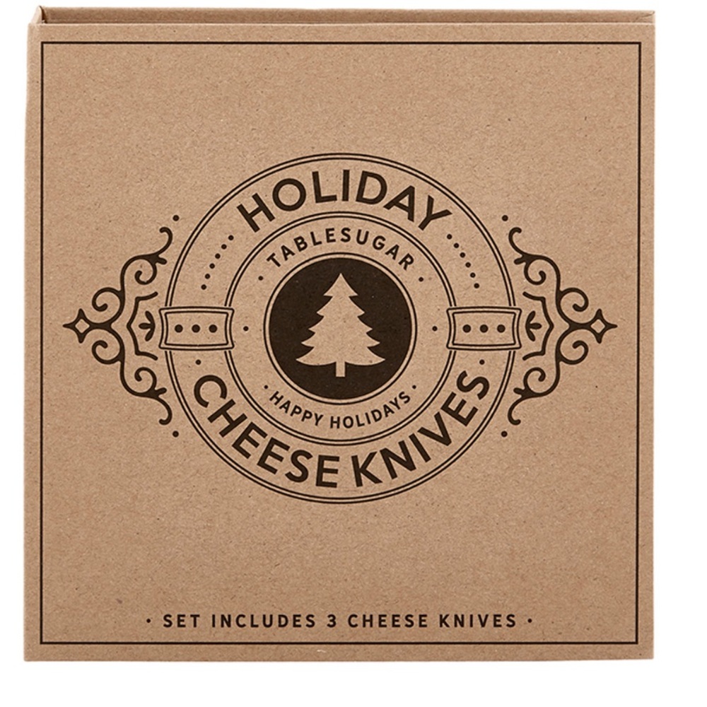 NWT holiday cheese knives